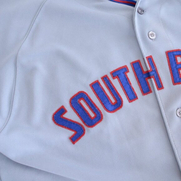Russell Athletic South Bend Cubs Game Worn Scott Mckeon Gray Baseball Jersey XL - Picture 7 of 10